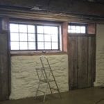 Bright open windows, and real barn doors